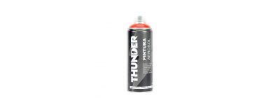 Pintura acrílica aerosol para alta temperatura rojo mate