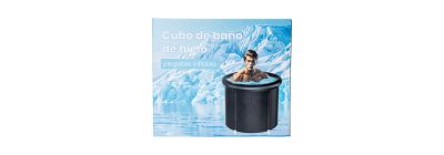 Cubo baño inflable plegable