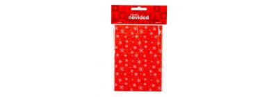 Papel seda navideño rojo