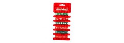 Cinta estampado navideño