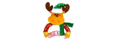 Peluche colgante reno Navidad