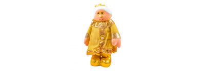 Señora Claus plegable dorado