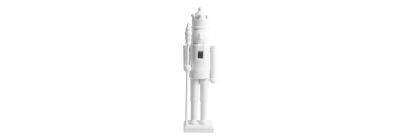 Cascanueces decorativo blanco