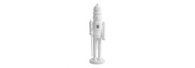 Cascanueces decorativo blanco