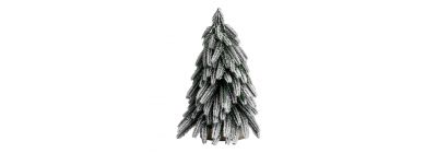 Árbol mesa navideño nevado 20cm