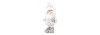 Peluche Santa escarchado navideño