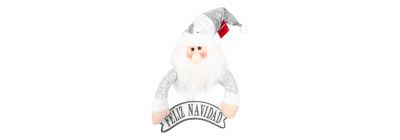 Peluche colgante Santa Navidad