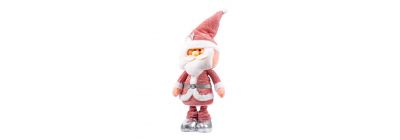 Peluche Santa plegable rosado