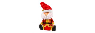 Peluche Santa lentejuelas 50 cm