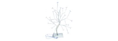 Árbol navideño con luz