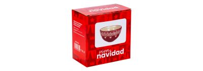 Bowl cerámica copo nieve