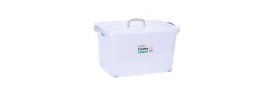 Caja plástica 55L transparente