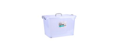 Caja organizadora con asa y ruedas 110l