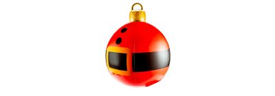 Esfera inflable con luz