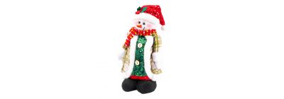 Peluche muñeco nieve plegable