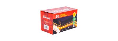 Extensión navideña luz cálida