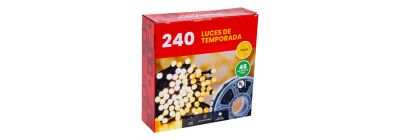 Extensión luces LED cálidas