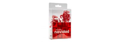 Luz cálida bastón navideño