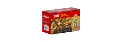 Extensión luz LED cálida 10m