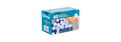 Extensión navideña luz blanca