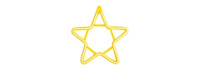 Figura luminosa navideña estrella 