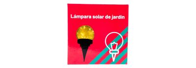 Lámpara solar para jardín