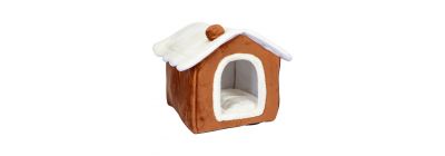 Cama mascota casa afelpada