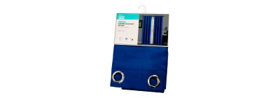 Cortina relieve azul