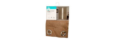 Cortina estampada beige