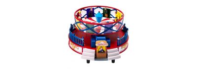 Villa navideña con rueda