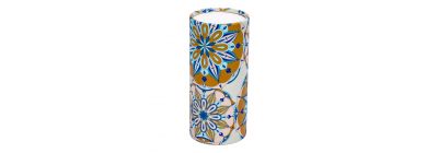 Pañuelo facial con cilindro estampado mandalas multicolor