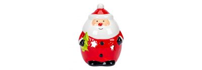 Portavela muñeco nieve navideño