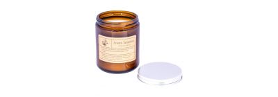 Candela aromática con frasco vidrio