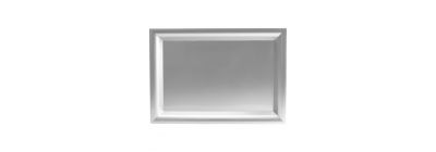 Bandeja navideña plateada