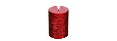 Vela decorativa roja