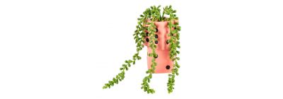Planta artificial maceta dados