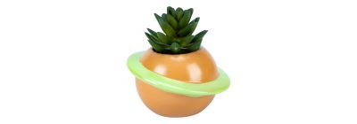 Planta artificial decorativa compacta