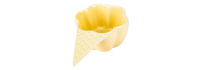 Recipiente cerámica figura helado