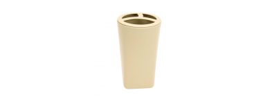 Portacepillo dientes beige