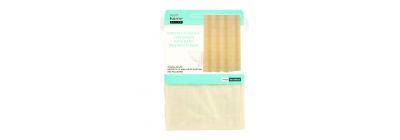 Cortina para baño estampado cuadros beige