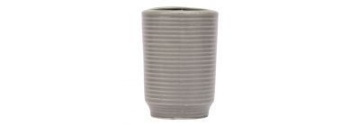 Portacepillo porcelana gris