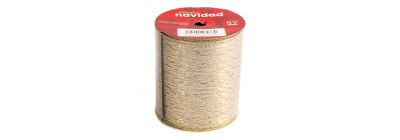 Cinta navideña 10cm champagne