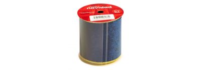 Cinta navideña 10cm azul y dorado