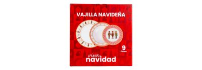Vajilla navideña cascanueces