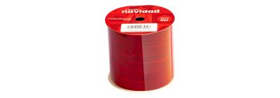 Cinta navideña afelpada roja