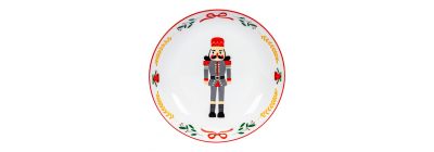 Plato porcelana navideño