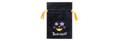 Bolsa tela estampado gato negro