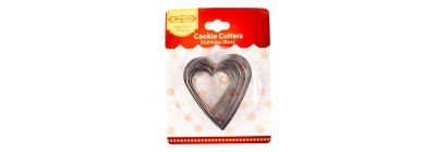 Molde metálico corazón