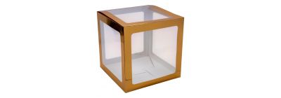 Caja de cartón oro rosa