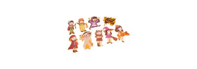 Guirnalda papel decorativa Halloween 3.5m multicolor